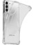 Galaxy S21 Kılıf Standlı Süper Silikon Kapak-Renksiz 2