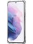 Galaxy S21 Kılıf Standlı Süper Silikon Kapak-Renksiz 5