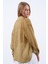 Kadın Oversize Ipeksi Olive Gömlek 4