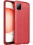 ZORE Galaxy M12 Kılıf Niss Silikon Kapak-Kırmızı 1