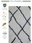 Tabasco Serisi Etnik Desenli Oturma Odası Salon Koridor Modern Iskindinav Halı Tab 03 Grey Navy 2