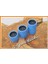 Tealight Mumluk Üçlü Set Açık Mavi Renk 2