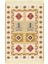 Maya %100 Naturel Pamuk Yıkanabilir Çift Taraflı Oturma Odası Mutfak Koridor Modern Kilim 28 Red 3