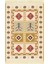 Maya %100 Naturel Pamuk Yıkanabilir Çift Taraflı Oturma Odası Mutfak Koridor Modern Kilim 28 Red 3