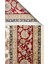 Topkapı Serisi Yüksek Kalite Sık Dokuma Klasik Desenli Özel Işıltılı Salon Halısı 03 Cream Red 3
