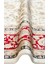 Topkapı Serisi Yüksek Kalite Sık Dokuma Klasik Desenli Özel Işıltılı Salon Halısı 03 Cream Red 4