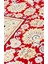 Topkapı Serisi Yüksek Kalite Sık Dokuma Klasik Desenli Özel Işıltılı Salon Halısı 03 Cream Red 5