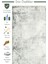 Pasific Serisi Eskitme Desenli Salon Oturma Odası Koridor Antre Modern Halı 05 Cream Grey Xw 2