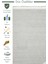 Lounge Serisi Etnik Desenlere Sahip Salon Oturma Odası Koridor Yumuşak Modern Halı 01 Grey Whıte 2