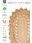 Only Jüt Yuvarlak ve Oval %100 Naturel Oturma Odası Antre Mutfak Balkon El Dokuma Halı CA109NATXW 2