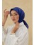 Desenli Shiny Eşarp - 8647 - Saks 2
