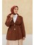 Desenli Shiny Eşarp - 8647 - Kiremit 2
