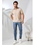 Moreno Erkek Yumuşak Dokulu Regular Fit Verev Diagonal Jakar Polo Yaka Fermuarlı T-Shirt & T-Shirt 3