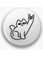 Major Selection Rock Cat Kedi Sarkastik Y2K Grunge Stil 90S 00S Rozet 1