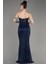 Straplez Balen Korse Detay Pullu Balık Abiye ABU3970 2