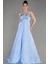 Straplez Uzun Saten Abiye Elbise ABU3965 1
