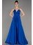 Straplez Uzun Saten Abiye Elbise ABU3965 1