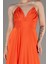 Straplez Uzun Saten Abiye Elbise ABU3965 3