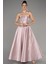 Straplez Midi Tafta Abiye Elbise ABU4049 1