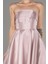 Straplez Midi Tafta Abiye Elbise ABU4049 3