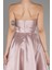 Straplez Midi Tafta Abiye Elbise ABU4049 4