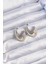 Mulvxxmd XDN02 Pirinç Gold Renkli Düz Plaka Halka Küpe (Mulvix) 2