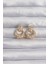 Mulvxxmd XDN02 Pirinç Gold Renk Zirkon Taşlı Oval Form Küpe (Mulvix) 2