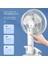 Hızlı Şarj Edilebilir Çok Fonksiyonlu USB Fan Taşınabilir Masa Fanı 360° Dönen Vantilatör (Yurt Dışından) 3