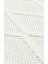 Comfy Modern Desenli Oturma Odası Koridor Antre Yatak Odası Örgü Dokuma Halı 04 Cream 5