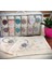 (12.li Set) 6 AD.50X90CM, 6 AD.30X50CM.KADİFE Çeyizlik Nakışlı 3D El Işlemeli Havlu Hediyelik Kutuda 2