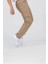 Beli Lastikli Cepli Canvas Okul Unisex Düz Paça çocuk pantolon - Camel 3
