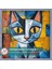 Picasso Tarzı Kedi Posteri, Yüksek Çözünürlüklü Baskı Akıllı Kağıt Poster, Renkli Kedi Posteri 1