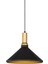 Dekoratif Sarkıt Armatür (Siyah+Gold DUY+35CM) CT-8201 1