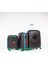 Cap Polo's PP525X Black Valiz Büyük - Orta - Kabin Boy Set 1