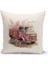 Flower/vintage Serisi Çift Tarafı Dijital Baskılı 4'lü Kırlent Kılıfı Seti (Cushion Cover Set) 2