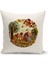 Flower/vintage Serisi Çift Tarafı Dijital Baskılı 4'lü Kırlent Kılıfı Seti (Cushion Cover Set) 2