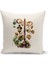 Flower/vintage Serisi Çift Tarafı Dijital Baskılı 4'lü Kırlent Kılıfı Seti (Cushion Cover Set) 2