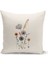 Flower/vintage Serisi Çift Tarafı Dijital Baskılı 4'lü Kırlent Kılıfı Seti (Cushion Cover Set) 2