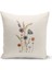 Flower/vintage Serisi Çift Tarafı Dijital Baskılı 4'lü Kırlent Kılıfı Seti (Cushion Cover Set) 4