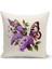 Flower/vintage Serisi Çift Tarafı Dijital Baskılı 4'lü Kırlent Kılıfı Seti (Cushion Cover Set) 3