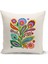 Flower/vintage Serisi Çift Tarafı Dijital Baskılı 4'lü Kırlent Kılıfı Seti (Cushion Cover Set) 2