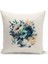 Flower/vintage Serisi Çift Tarafı Dijital Baskılı 8'li Kırlent Kılıfı Seti (Cushion Cover Set) 4