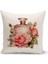 Flower/vintage Serisi Çift Tarafı Dijital Baskılı 4'lü Kırlent Kılıfı Seti (Cushion Cover Set) 3