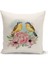 Flower/vintage Serisi Çift Tarafı Dijital Baskılı 4'lü Kırlent Kılıfı Seti (Cushion Cover Set) 3