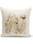 Flower/vintage Serisi Çift Tarafı Dijital Baskılı 4'lü Kırlent Kılıfı Seti (Cushion Cover Set) 2