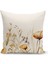 Flower/vintage Serisi Çift Tarafı Dijital Baskılı 4'lü Kırlent Kılıfı Seti (Cushion Cover Set) 3