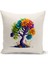 Flower/vintage Serisi Çift Tarafı Dijital Baskılı 8'li Kırlent Kılıfı Seti (Cushion Cover Set) 4