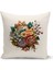 Flower/vintage Serisi Çift Tarafı Dijital Baskılı 8'li Kırlent Kılıfı Seti (Cushion Cover Set) 4