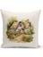 Flower/vintage Serisi Çift Tarafı Dijital Baskılı 8'li Kırlent Kılıfı Seti (Cushion Cover Set) 2