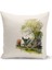 Flower/vintage Serisi Çift Tarafı Dijital Baskılı 8'li Kırlent Kılıfı Seti (Cushion Cover Set) 3